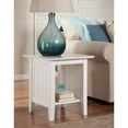 thumbnail image 3 of AFI Nantucket Solid Wood Transitional End Table in White, 3 of 9
