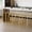 Gold; Transparent;4 chairs, variant on SUDICA Clear Acrylic Bar Stools Set of 2, Modern Counter Height Bar Chairs with Gold Metal Legs for Kitchen Island or Home Bar