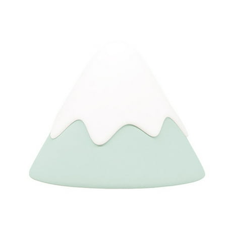 

Led T ouch Silicone Night Light Snow M ountain Light with Sleeping Bedside