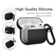 thumbnail image 3 of Funda Protectora de Silicona Brujula para AirPods Pro 3 2025 Negra, 3 of 6