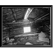 Historic Framed Print, Charlie Yale Work Cabin, Glacier River near Nolan, Bettles vicinity, Yukon-Koyukuk Census Area, AK - 3, 17-7/8" x 21-7/8"