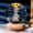 Dark yellow, variant on Hot 6cm 3D Crystal Ball Stitch Pikachu Doraemon A Dream Hello Kitty Crystal Planet Night Light Laser Carving Children's Gifts