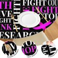 thumbnail image 4 of Breast Cancer Round Fitted Tablecloth with Elastic Edge,Dining Table Cover Waterproof,Outdoor Round Tablecloth for Camping,Dining,Indoor and Outdoor, 4 of 7