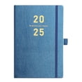 thumbnail image 2 of 2025 Planner, January 2025 - December 2025, Planner 2025 Daily Weekly and Monthly, 5.7" x 8.4", Pen Holder, Calendar Stickers, Pocket, Faux Leather Cover, 2 of 8