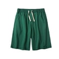 thumbnail image 1 of Mens Shorts, Mens Casual Fashion Drawstring Elastic Waist Solid Side Pockets Short Pants, 1 of 3