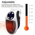 thumbnail image 4 of destyer Electric Heater Fan Plastic Intelligent Timing Heaters Temperature Adjustable Heating Stove Radiator, 4 of 8