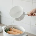 thumbnail image 1 of TIMIFIS Trapezoidal Plates Wooden Handle Water Spoon Kitchen Ladle Ladle Household Plastic Ladle Vegetable Basin Watering Spoon Kitchen Gadgets, 1 of 6