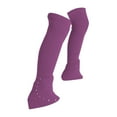 thumbnail image 5 of yotijay Ice Skating Leg Warmers Accessories with Rhinestone for Dance Workout Sports Light Purple, 5 of 8