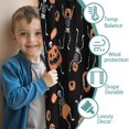 thumbnail image 3 of Blackout Kids Curtains,Halloween Skeletons and Pumpkins Childrens Insulated Curtains Set Of 2,Bedroom Essentials,Toddler Room Decor 42"x54", 3 of 5