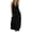 Black, variant on Women Halter Maxi Dress Sleeveless V Neck Plus Size Sundress Loose Fit Flowy Swing Solid Color Beach Long Dress for Women