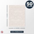 thumbnail image 6 of Pewter Parchment Cardstock – Great for Certificates, Menus and Wedding Invitations | 65Lb Cover (176gsm) | 8.5 x 11” | 50 Sheets per Pack, 6 of 6