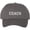 Charcoal Grey With White Text, variant on COACH Baseball Hat | Embroidered Coaches Uniform Head or Assistant Coach Sports Team Cap for Men & Women (BlackWithGoldText)