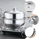 thumbnail image 2 of Vaporera de alimentos multifuncional Herramienta de cocina al vapor Olla de vapor multiusos de acero inoxidable, 2 of 6