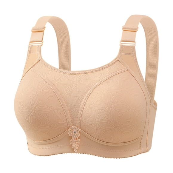 FhsagQ Bra Women's Bras Camisoles & Tanks Cotton Women's Lace Push up Comfort Breathable Bra without Underwire Lingerie for Mom Women's Bras See Through Lace Chemise Sleepwear Beige 44