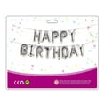 thumbnail image 3 of 16 Inch Silver Happy Birthday Balloons Banner Foil Letters Balloons "Happy Birthday" Alphabet Balloons Birthday Party Supplies, 3 of 4