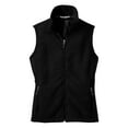 thumbnail image 5 of Womens Super Soft Value Polyester Fleece Vest Black X-Small, 5 of 6