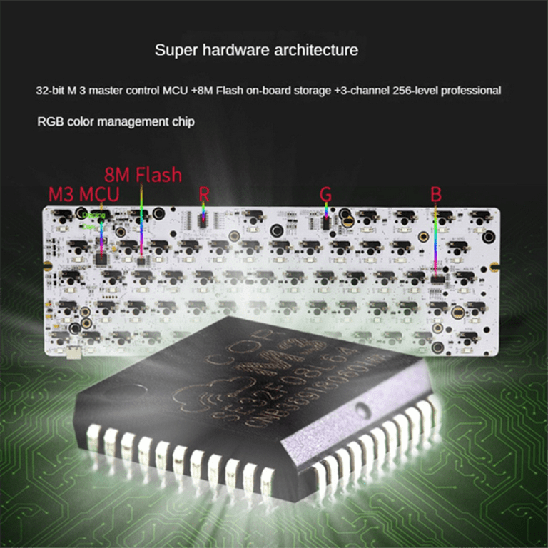 GK61 Mechanical Keyboard PCB Motherboard Hot Plug GH60RGB