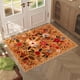 thumbnail image 2 of Advancent Alfombra lavable floral antiincrustante, poliéster duradero, suave, de pelo corto, alfombras de entrada lavables suaves Cubiertas para muebles de jardín dos 60*90cm, 2 of 6