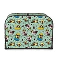thumbnail image 2 of Balery Green Cute Avocado Pattern Oven Cover Kitchen Bread Machine Protector, 4 Slice Toaster Cover for Home, Anti Dust Fingerprint Coaster Cover, 2 of 7