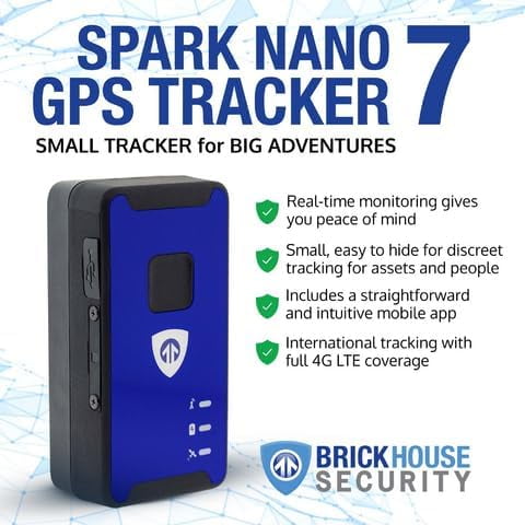 Brickhouse Security GPS Tracker for Vehicles No Monthly Fee