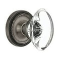 thumbnail image 3 of Nostalgic Warehouse Ropocc_Psg_234_Nk Oval Clear Crystal Solid Brass Passage Door Knob Set, 3 of 7