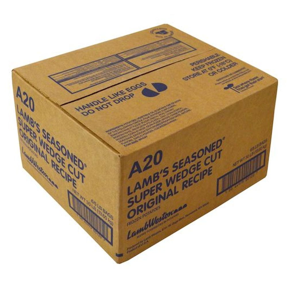 Lamb Weston Super Wedge Cut Original Recipe Potatoes, 5 pound -- 6 per case