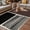 Brown, variant on Sage Green Black Outdoor Rug for Patio/Deck/Porch, Non-Slip Large Area Rug 4 x 6 Ft, Farmhouse Striped Modern Abstract Art Indoor Outdoor Rugs Washable Area Rugs, Reversible Camping Rug Carpet Runner