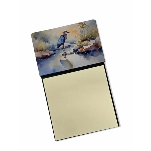 Blue Heron Sticky Note Holder