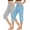 Sky Blue, variant on BRGZLK 2 Pack Womens High Waisted Sweatpants Elastic Waist Drawstring Tie Yoga Sports Solid Color Seven Points Pants with Pocket Navy XL
