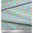 thumbnail image 3 of Soimoi Polyester Crepe Fabric Zig Zag Abstract Print Fabric by Yard 42 Inch Wide, 3 of 3