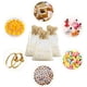 thumbnail image 5 of Bolsitas de organza de yute, 24 unidades, 10 x 15 cm, bolsas de regalo de organza con cordón reutilizable para bodas, joyas, dulces y festivales., 5 of 5