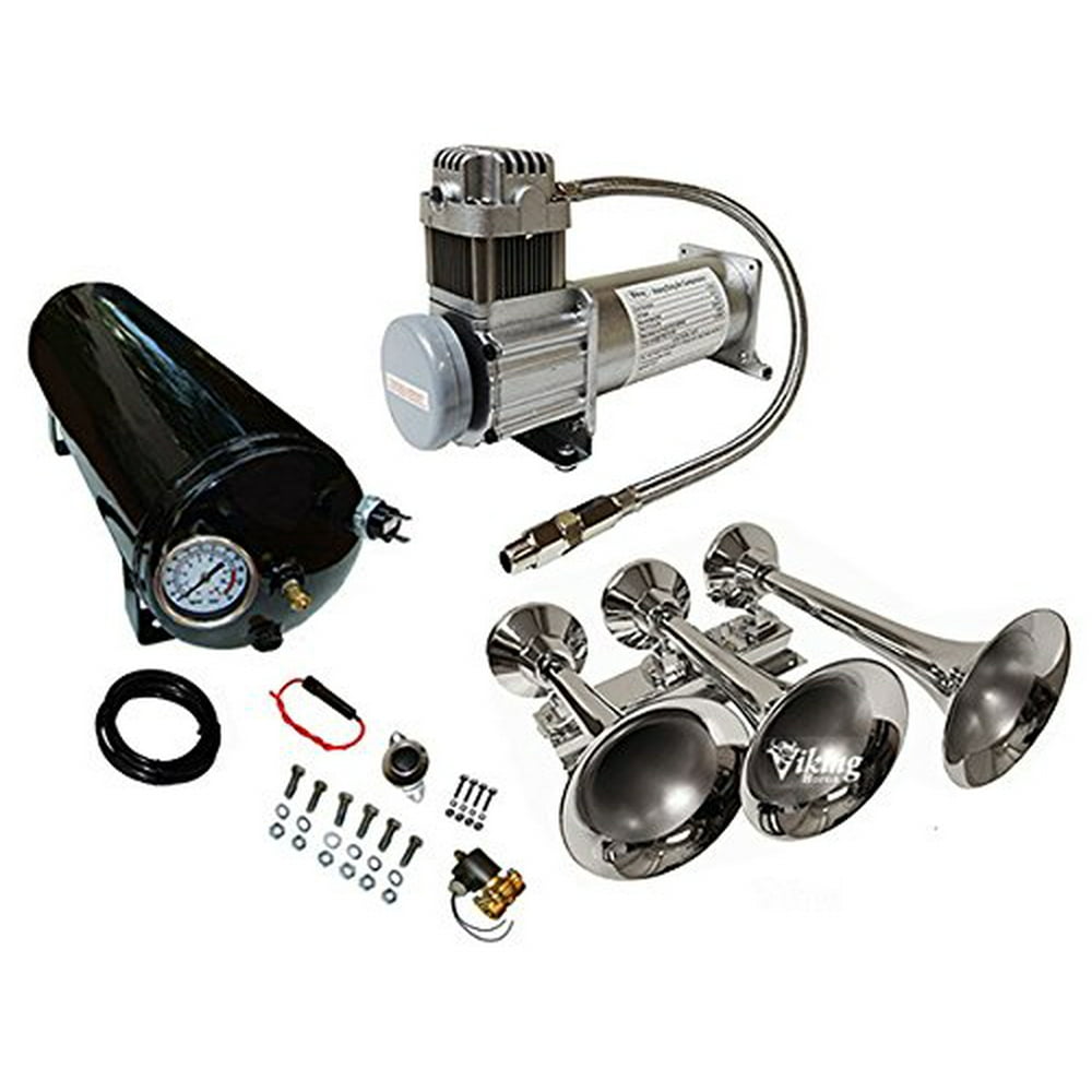 Viking Horns V103C612/3111 Loud 170 Decibels 3 Trumpet Train Air