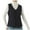 Black, variant on Womens Vests Outerwear 10 Colors Fashion Women Winter Warm Coat Wadded Jacket