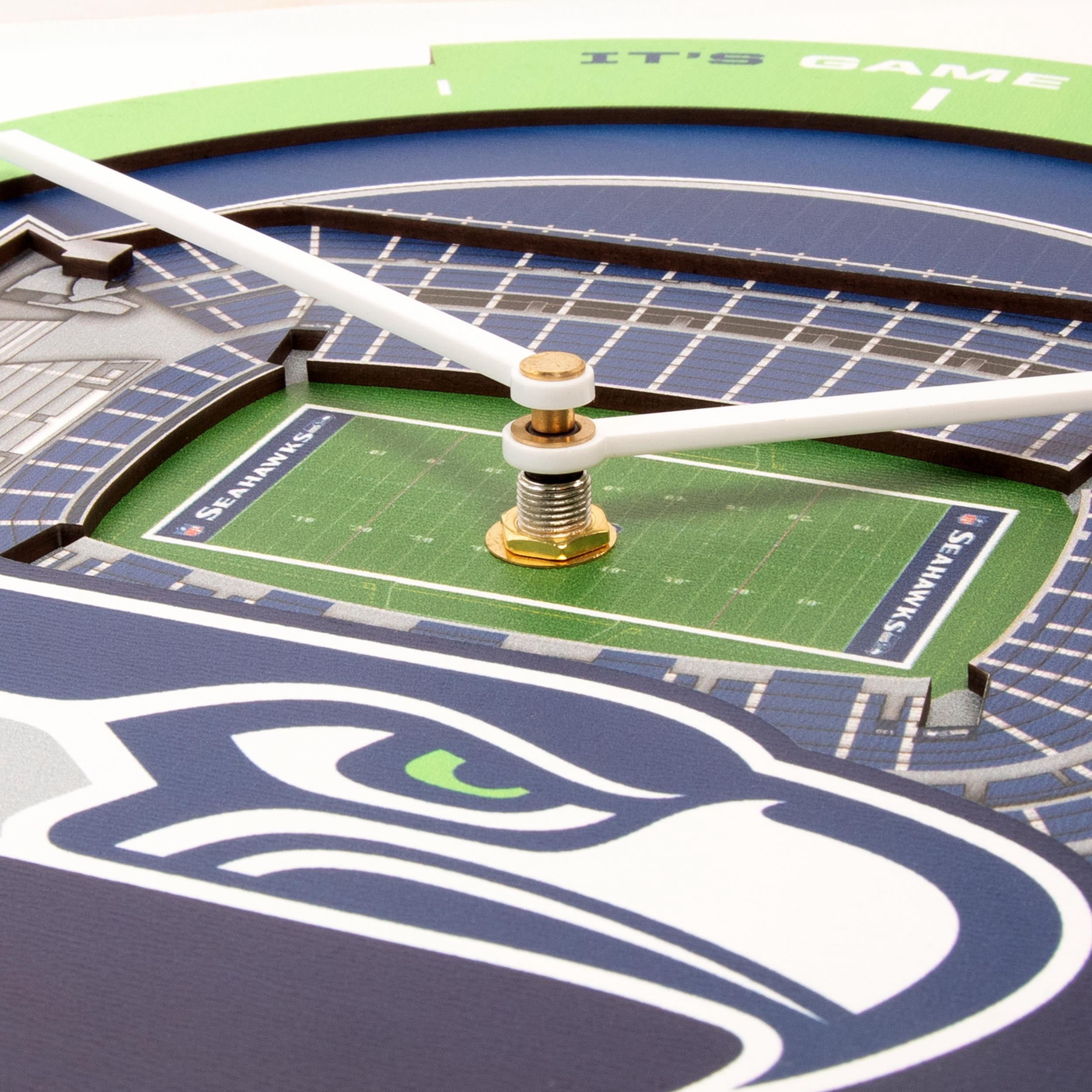 YouTheFan NFL Seattle Seahawks Stadiumview 3D Wall Clock