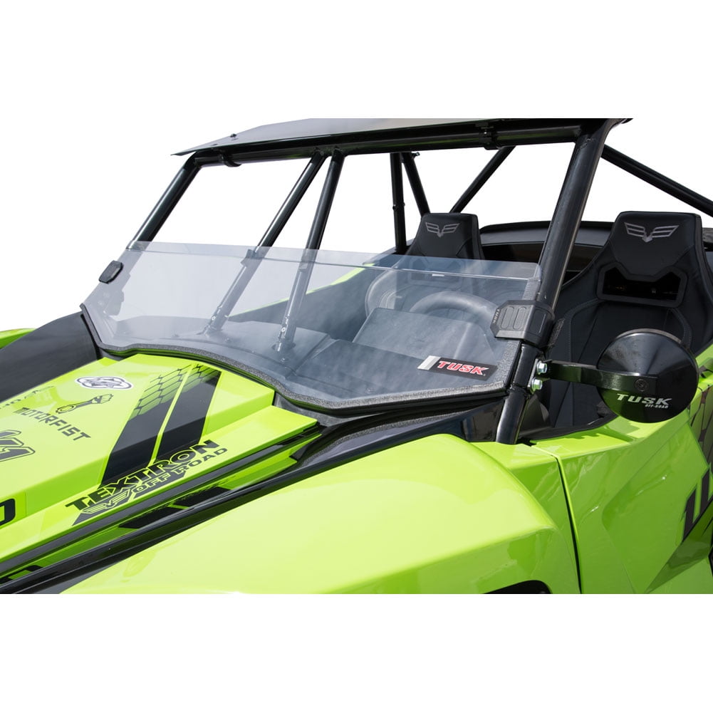 - 250X Stronger Than Glass 2018+ SuperATV Heavy Duty Scratch Resistant Full Windshield for Textron Wildcat XX Installs in 5 Minutes! 
