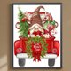 thumbnail image 1 of 5D DIY taladro redondo completo pintura de diamante Navidad Gnomo Kit decoración 30x40cm, 1 of 9