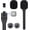 Black Magnetic Holder for DJI Mic 3, variant on YOUSHARES Handheld Interview Microphone Holder Compatible with DJI Mic 3, Iron Magnetic Slide Rail Mic Air, Universal Lavalier DJI 3 Wireless Microphones