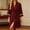 Black, Light Blue, Pink, Red, Wine, Gray, Green, Army Green, variant on Women's Robe with Pockets Tie Waist 3/4 Sleeve Quick Dry Bathrobe