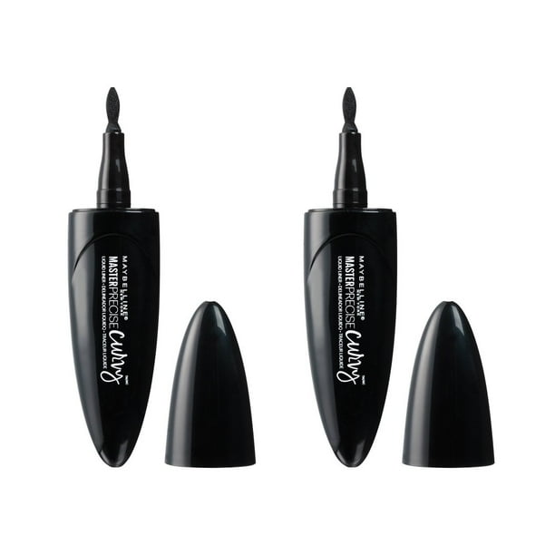 Delineador de ojos Maybelline New York Master Precise Curvy Black 2 unidades
