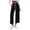 Black, variant on SBYOJLPB Women Elastic Waist Pants Casual Drawstring Comfortable High Waist Solid Color Trousers