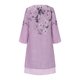 thumbnail image 5 of Puntoco Vestido De Manga Corta Con Cuello En V, Vestido Irregular De Doble Capa De Gasa Con Manga Tres Cuartos Y Cuello En V Estampado Para Mujer Morado Xl, 5 of 6