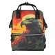 thumbnail image 1 of Disketp Hawaiian Style Bald Eagle Mochila de Pañales de Gran Capacidad con Múltiples Bolsillos, Mochila de Viaje Multifuncional para Bebé, Unisex, Moderna y Resistente, 1 of 6