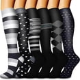 thumbnail image 1 of Long Winter Coat Knee High Socks for Women Sweat Absorbing, 1 of 3