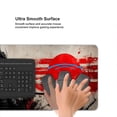 thumbnail image 5 of Japanese Samurai Desk Mat Anime Graffiti Large Gaming Mouse Mat with Stitched Edges,Non-Slip Waterproof Rubber Base Mous Mat 31.5"x11.8" Office Computer Keyboard Laptop Home, 5 of 6