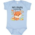 thumbnail image 3 of Inktastic My Papa Loves Me Little Fox Boys or Girls Baby Bodysuit, 3 of 5