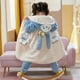 thumbnail image 2 of Pijama de peluche para niña Kawaii Cinnamoroll Kuromi Melody, bata de invierno cálida y gruesa de Sanrioed Anime para el hogar entre padres e hijos, 2 of 5