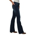 thumbnail image 2 of Wrangler Women's Retro Dark Wash Mid Rise Stretch Bootcut Jeans - 112336742 26W x 36L, 2 of 3