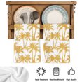 thumbnail image 5 of Yellow Orange Palm Tree Kitchen Towels Set of 4, Summer Tropical Tree Coastal Beach Absorbent Dish Towels for Kitchen, Microfiber Hand Towel, Quick Drying Tea Towel for Cleaning Decorative Dishcloths, 5 of 7