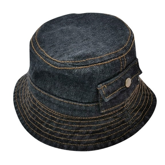 Baby Boys Girls Fashion Denim Protection Sunscreen Cap Hat Fisherman'S Hat Newborn Hat Infant Accessories