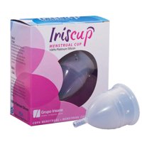 IrisCup Menstrual Cup, Transparent, L